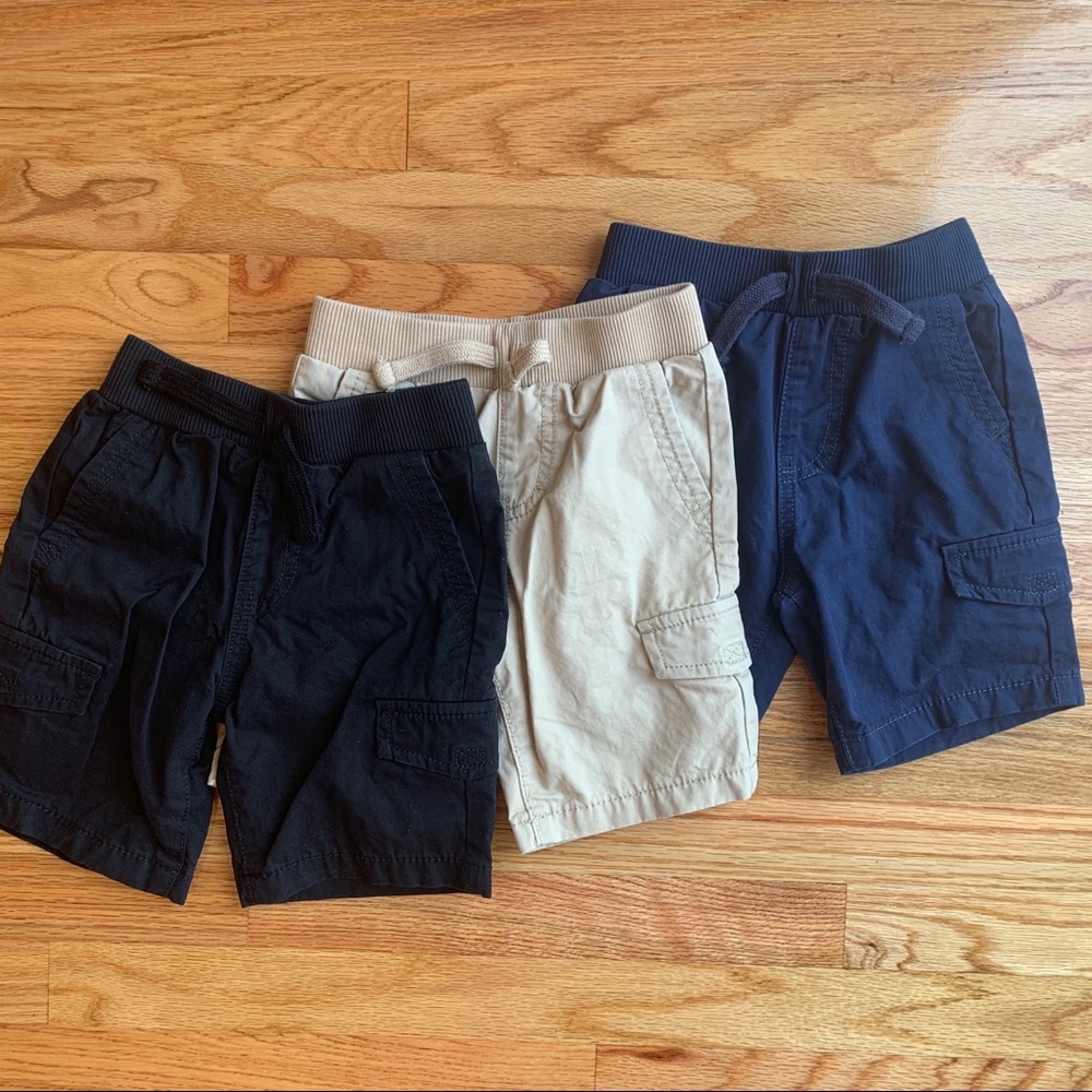 Lot of three pair of boys cargo shorts